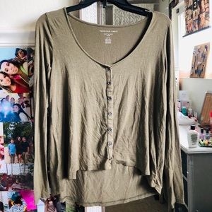 Green American Eagle Top